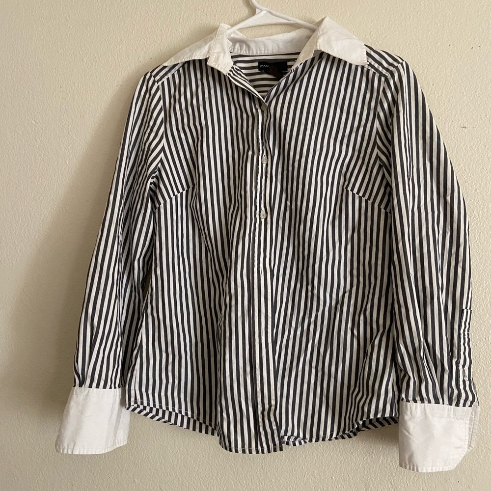 Striped Button up